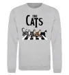 Світшот The Cats Сірий меланж фото