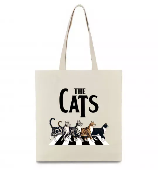 Эко-сумка The Cats Бежевый фото