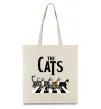 Эко-сумка The Cats Бежевый фото