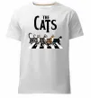 Чоловіча преміум футболка The Cats Білий фото