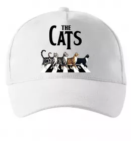 Кепка The Cats Білий фото