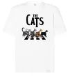 Футболка Оверсайз The Cats Білий фото