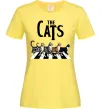 Женская футболка The Cats Лимонный фото