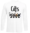 Лонгслив The Cats Белый фото