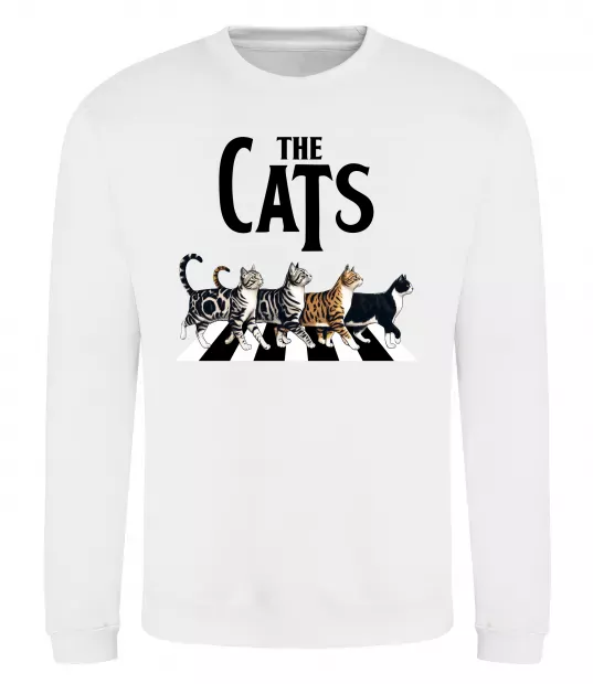 Свитшот The Cats Белый фото