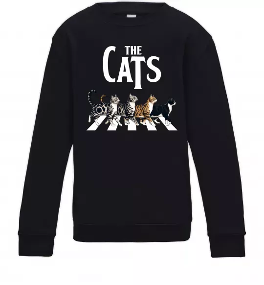 Детский Свитшот The Cats Черный фото