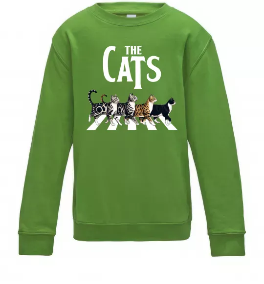 Детский Свитшот The Cats Лаймовый фото