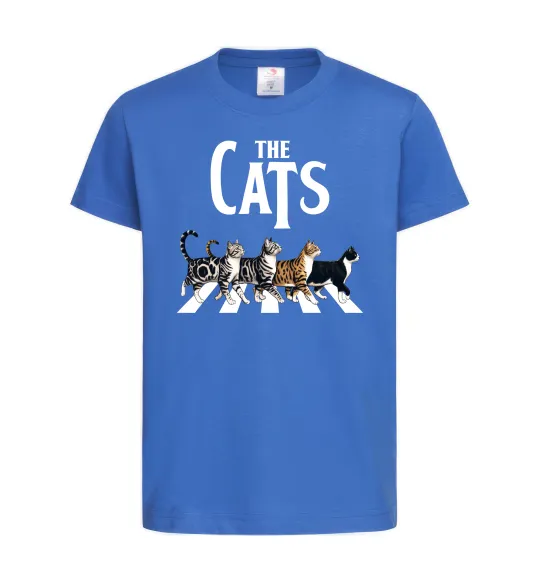 Дитяча футболка The Cats Яскраво-синій фото
