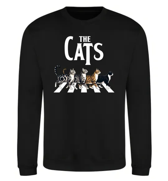 Світшот The Cats Чорний фото