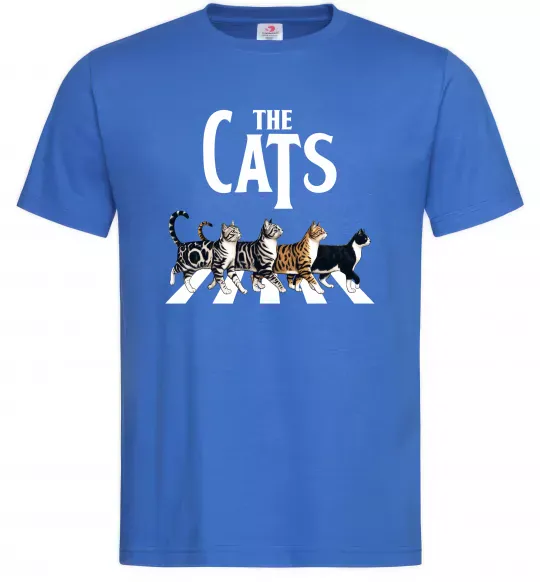 Мужская футболка The Cats Ярко-синий фото