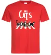 Мужская футболка The Cats Красный фото