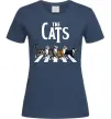 Женская футболка The Cats Темно-синий фото