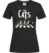 Женская футболка The Cats Черный фото