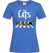 Женская футболка The Cats Ярко-синий фото