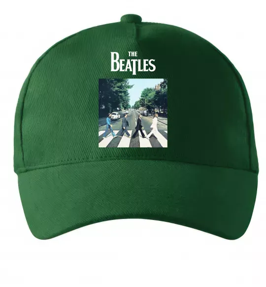 Кепка The Beatles платівка Темно-зелений фото
