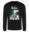 Світшот The Beatles платівка Чорний фото