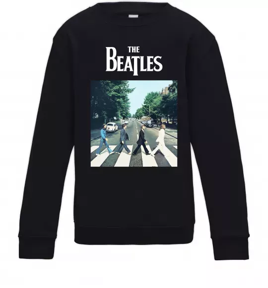 Детский Свитшот The Beatles платівка Черный фото