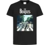 Детская футболка The Beatles платівка Черный фото