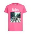 Дитяча футболка The Beatles платівка Яскраво-рожевий фото