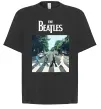 Футболка Оверсайз The Beatles платівка Черный фото