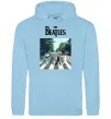 Женская толстовка (худи) The Beatles платівка Голубой фото