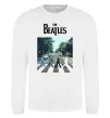 Світшот The Beatles платівка Білий фото