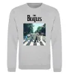 Світшот The Beatles платівка Сірий меланж фото