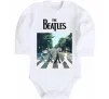 Дитячий бодік The Beatles платівка Білий фото