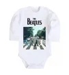 Дитячий бодік The Beatles платівка Білий фото