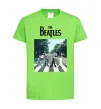 Дитяча футболка The Beatles платівка Лаймовий фото