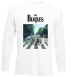 Лонгслів The Beatles платівка Білий фото