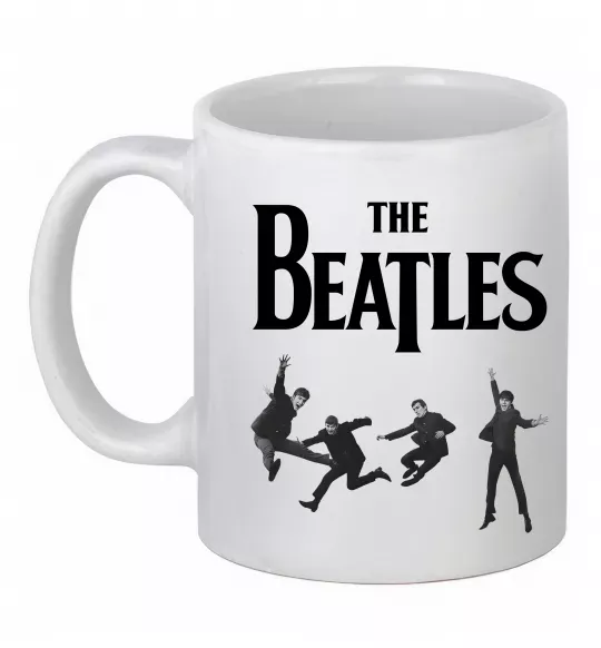 Чашка керамічна The Beatles фото Білий фото
