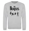 Свитшот The Beatles фото Серый меланж фото