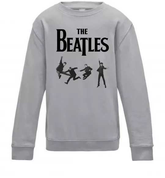 Дитячий світшот The Beatles фото Сірий меланж фото