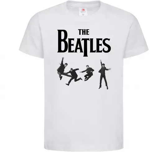 Дитяча футболка The Beatles фото Білий фото