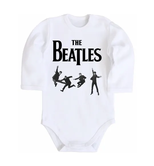 Детский боди The Beatles фото Белый фото