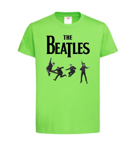 Детская футболка The Beatles фото Лаймовый фото