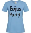 Женская футболка The Beatles фото Голубой фото