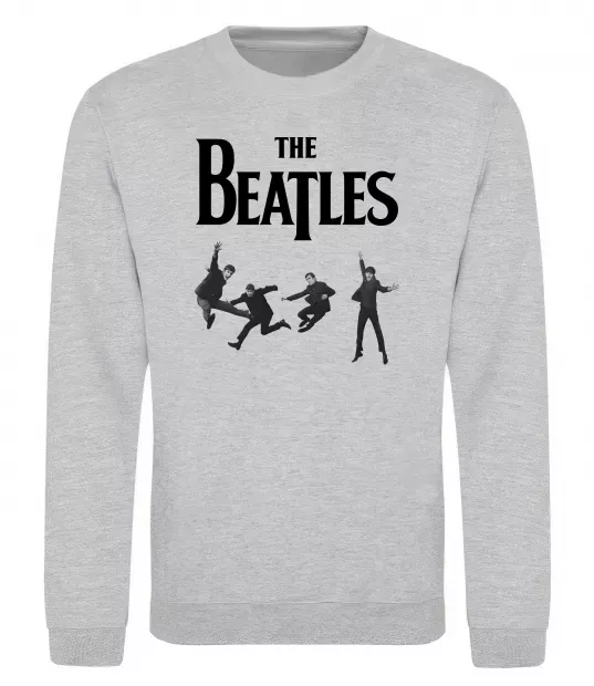 Світшот The Beatles фото Сірий меланж фото