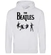 Женская толстовка (худи) The Beatles фото Серый меланж фото