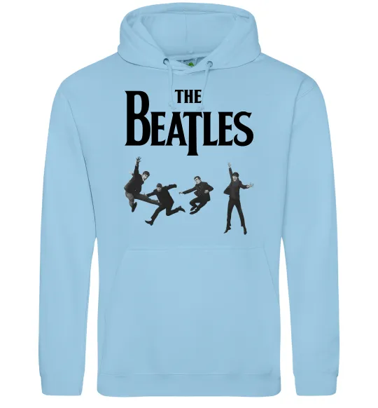 Жіноча толстовка (худі) The Beatles фото Блакитний фото