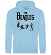Жіноча толстовка (худі) The Beatles фото Блакитний фото