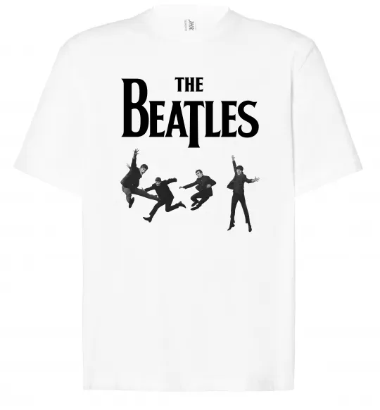 Футболка Оверсайз The Beatles фото Белый фото