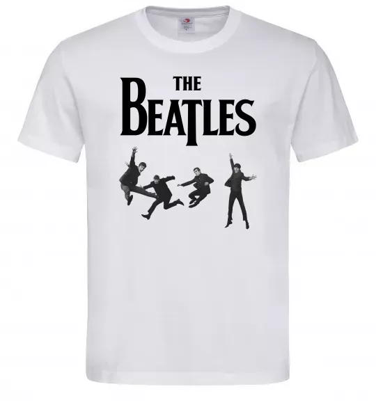 Чоловіча футболка The Beatles фото Білий фото