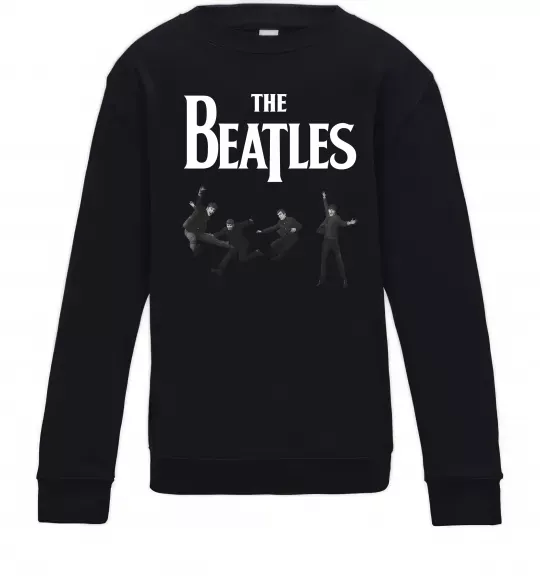 Дитячий світшот The Beatles фото Чорний фото
