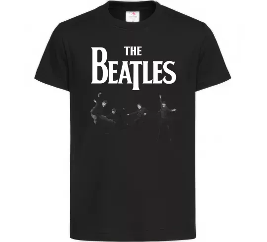 Дитяча футболка The Beatles фото Чорний фото