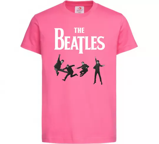 Дитяча футболка The Beatles фото Яскраво-рожевий фото