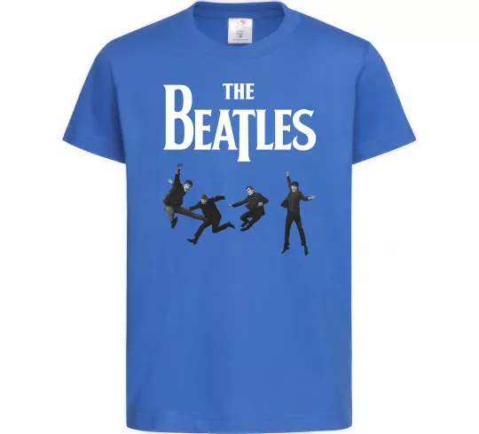 Дитяча футболка The Beatles фото Яскраво-синій фото