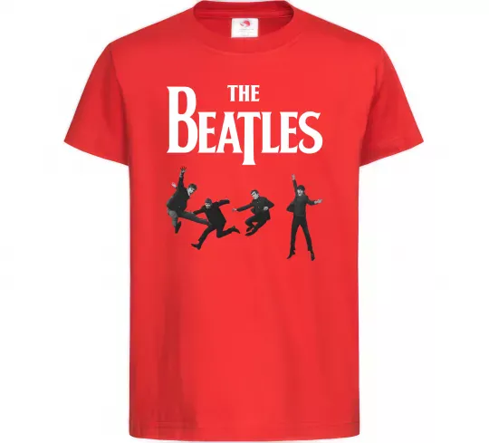 Дитяча футболка The Beatles фото Червоний фото