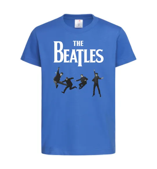Детская футболка The Beatles фото Ярко-синий фото